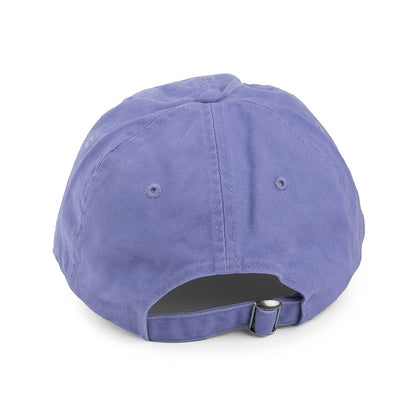 Washed Cotton Baseball Cap - Violet