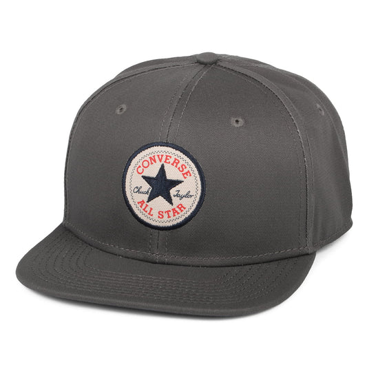 Converse Cotton Twill Core Snapback Cap - Charcoal