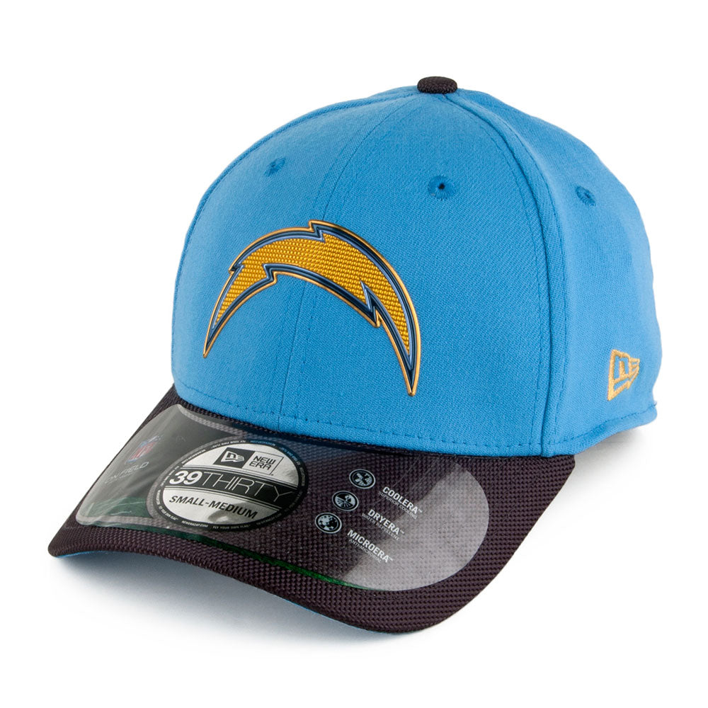 New Era 39THIRTY Los Angeles Chargers Baseball Cap - NFL Gold Collection - Blue-Grey