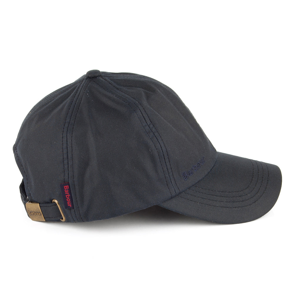Barbour Hats Wax Sports Baseball Cap - Navy Blue