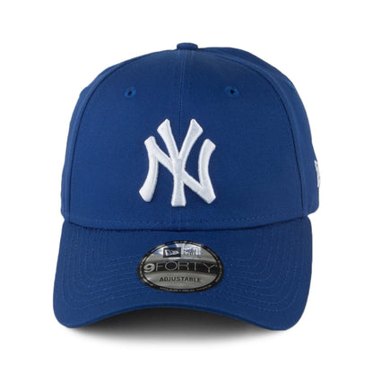 New Era 9FORTY New York Yankees Baseball Cap - MLB League Basic - Royal Blue