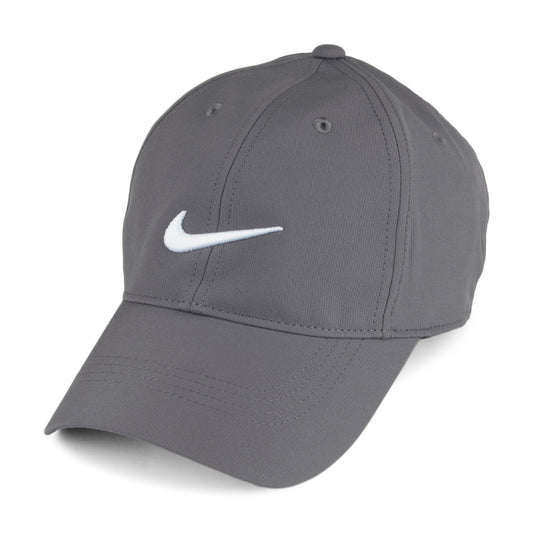 Nike Golf Hats Legacy 91 Tech Baseball Cap - Grey with White logo