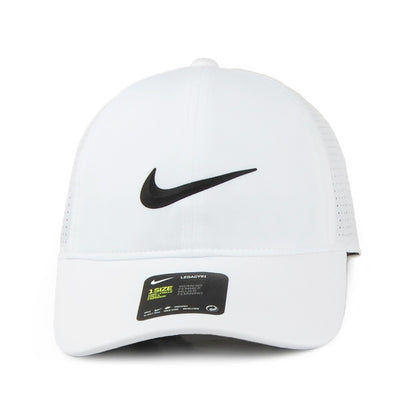 Nike Golf Hats Womens Perforated Baseball Cap - White
