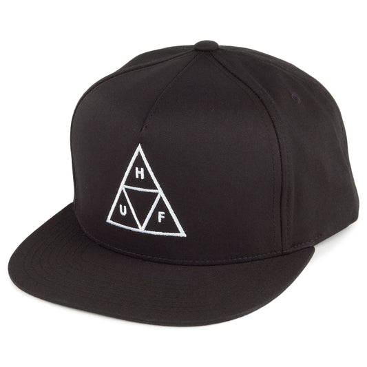 HUF Triple Triangle Snapback Cap - Black