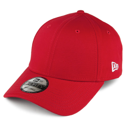 New Era 9FORTY Blank Baseball Cap - Flag Collection - Red