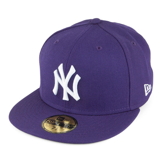 New Era 59FIFTY New York Yankees Baseball Cap - MLB League Essential - Purple
