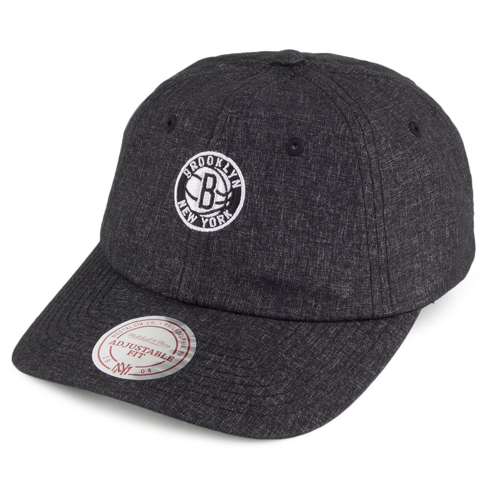 Mitchell & Ness Brooklyn Nets Baseball Cap - Melange - Charcoal