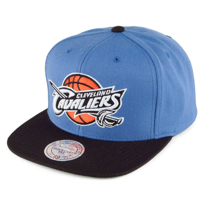 Mitchell & Ness Cleveland Cavaliers Snapback Cap - Current Throwback - Blue-Black