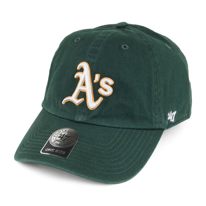 47 Brand Oakland Athletics Clean Up Baseball Cap - Dark Green