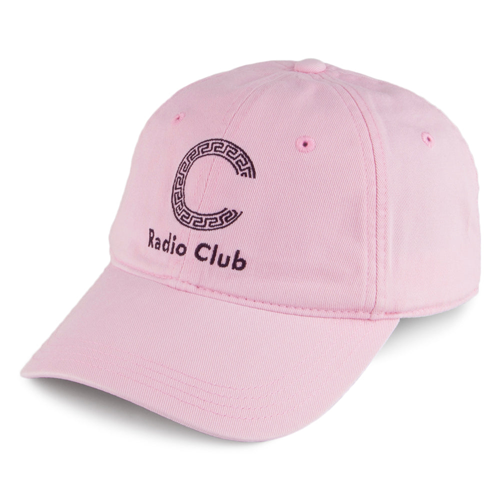 Carhartt WIP Hats Radio Club Logo Baseball Cap - Light Pink