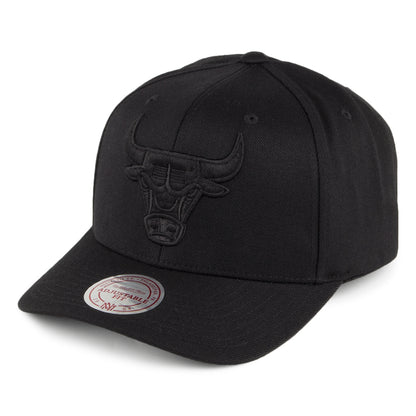 Mitchell & Ness Chicago Bulls Baseball Cap - 110 Tonal Logo High Crown - Black