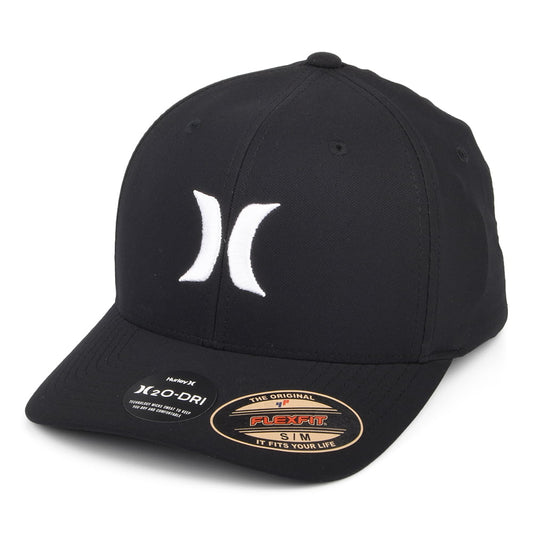 Hurley Hats H2O-Dri One & Only Flexfit Baseball Cap - Black-White