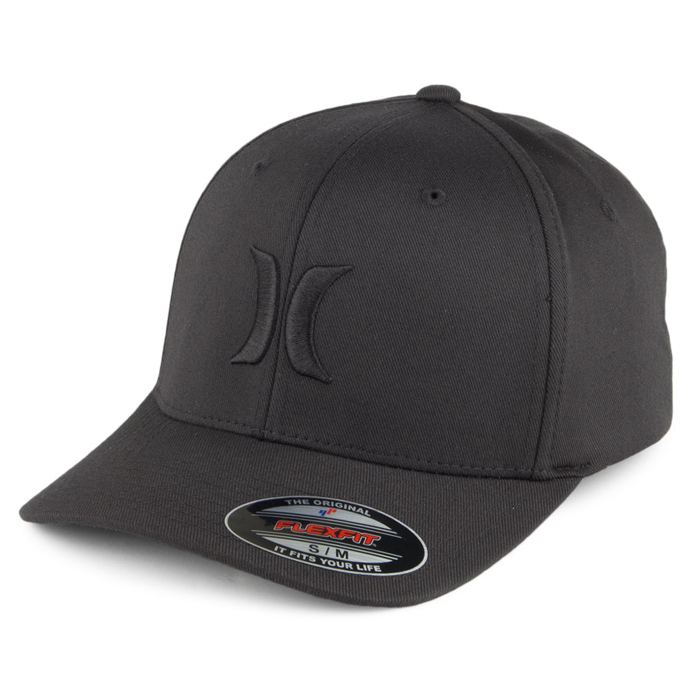 Hurley Hats One & Only Flexfit Baseball Cap - Black On Black