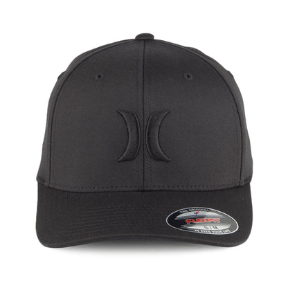 Hurley Hats One & Only Flexfit Baseball Cap - Black On Black