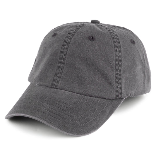 Vintage Cotton Baseball Cap - Black