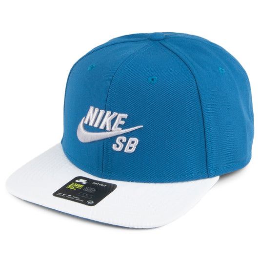 Nike SB Hats Icon Pro Snapback Cap - Teal-White