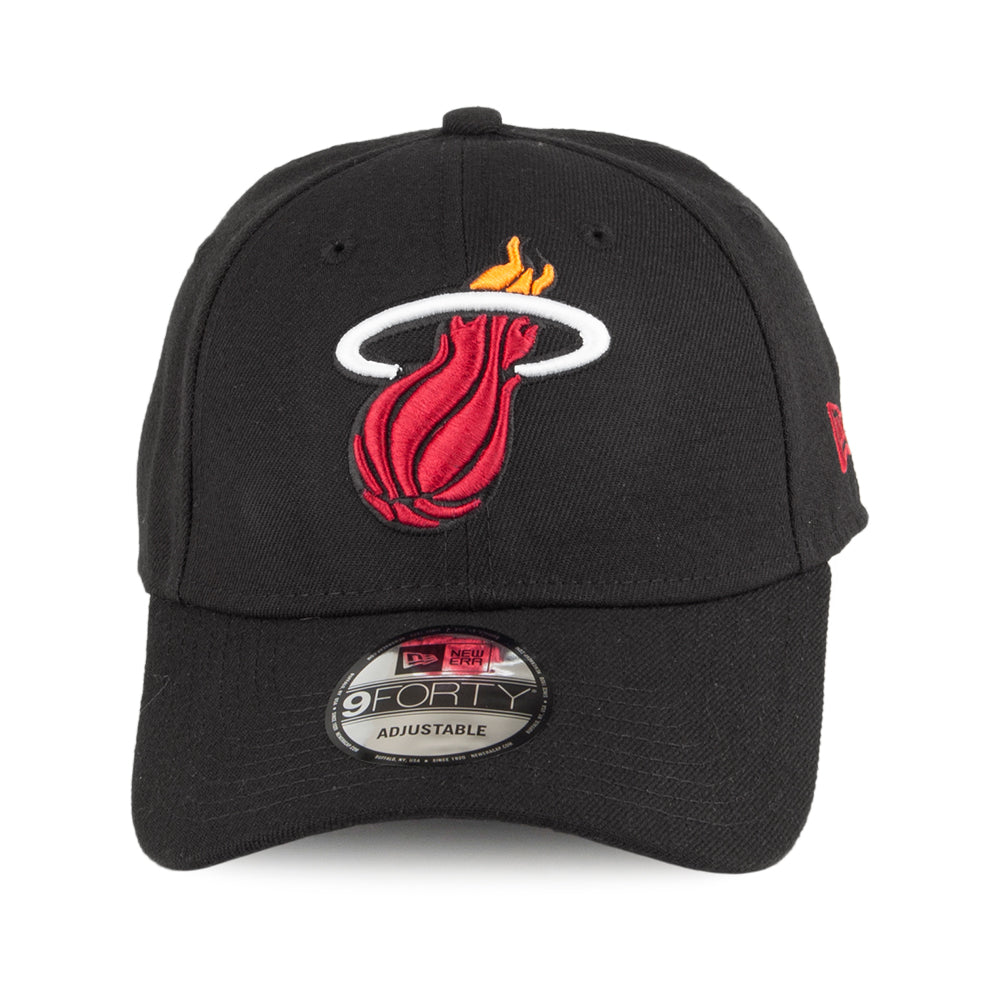 New Era 9FORTY Miami Heat Baseball Cap - NBA The League - Black