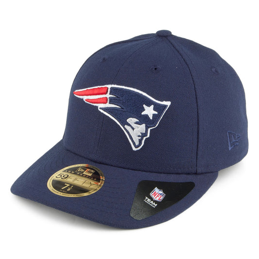 New Era 59FIFTY New England Patriots Baseball Cap - NFL Team Classic Low Crown - Navy