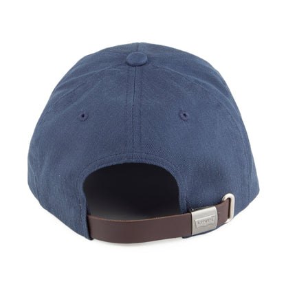 Levi's Hats Classic Twill Red Tab Baseball Cap - Blue With Blank Tab