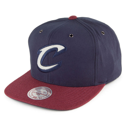 Mitchell & Ness Cleveland Cavaliers Snapback Cap - Terrain - Navy-Burgundy