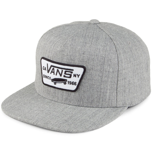 Vans Hats Full Patch Snapback Cap - Heather Grey
