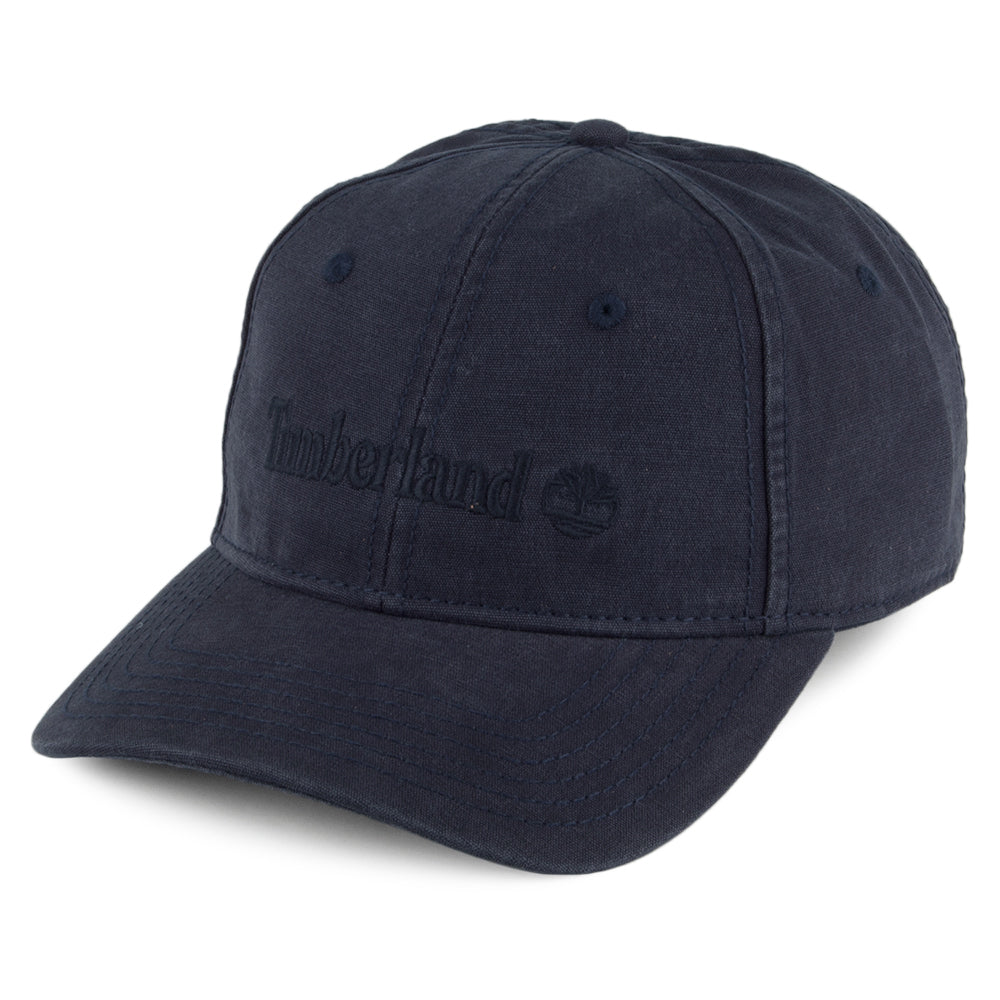 Timberland Hats Embroidered Baseball Cap - Tonal Navy Logo