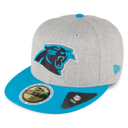 New Era 59FIFTY Carolina Panthers Baseball Cap - Reflective Heather - Grey-Blue