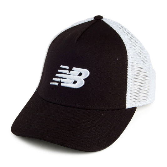 New Balance Hats Lifestyle Trucker Cap - Black-White