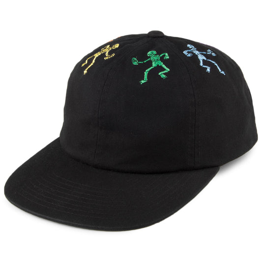 HUF Owsley 6 Panel Snapback Cap - Black