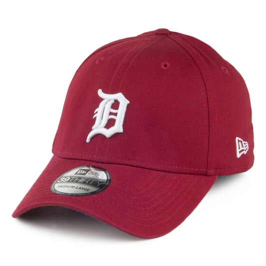 New Era 39THIRTY Detroit Tigers Baseball Cap - MLB Washed - Cardinal