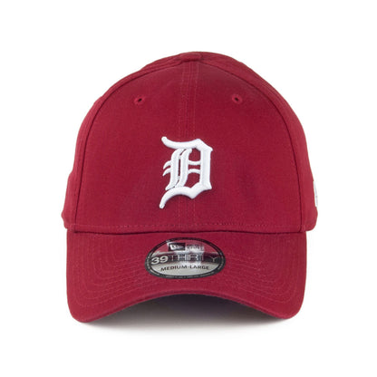 New Era 39THIRTY Detroit Tigers Baseball Cap - MLB Washed - Cardinal