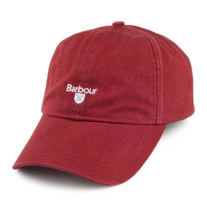 Barbour Hats Cascade Cotton Baseball Cap - Burgundy