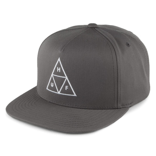 HUF Triple Triangle Snapback Cap - Charcoal
