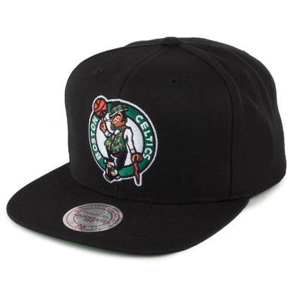 Mitchell & Ness Hats Boston Celtics Snapback Cap - Wool Solid - Black