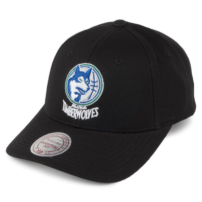 Mitchell & Ness Snapback Cap Minnesota Timberwolves - Team Logo - Black