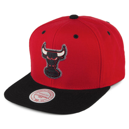 Mitchell & Ness Chicago Bulls Snapback Cap - Zig Zag - Red-Black