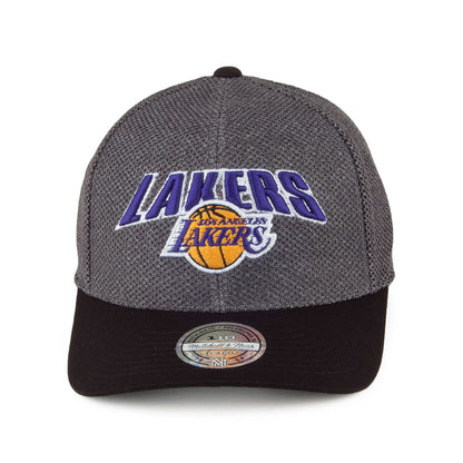 Mitchell & Ness L.A. Lakers Snapback Cap - NBA Flashback 110 - Grey-Black