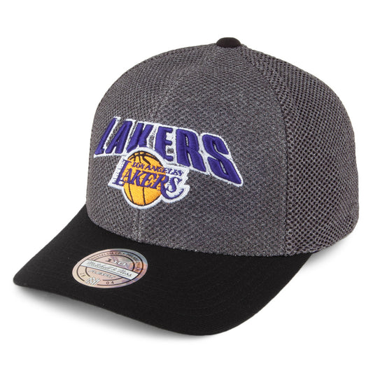 Mitchell & Ness L.A. Lakers Snapback Cap - NBA Flashback 110 - Grey-Black