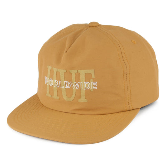 HUF National Strapback Cap - Mustard