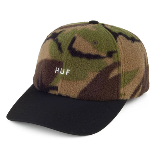 HUF Polar Fleece CV 6 Panel Baseball Cap - Camouflage