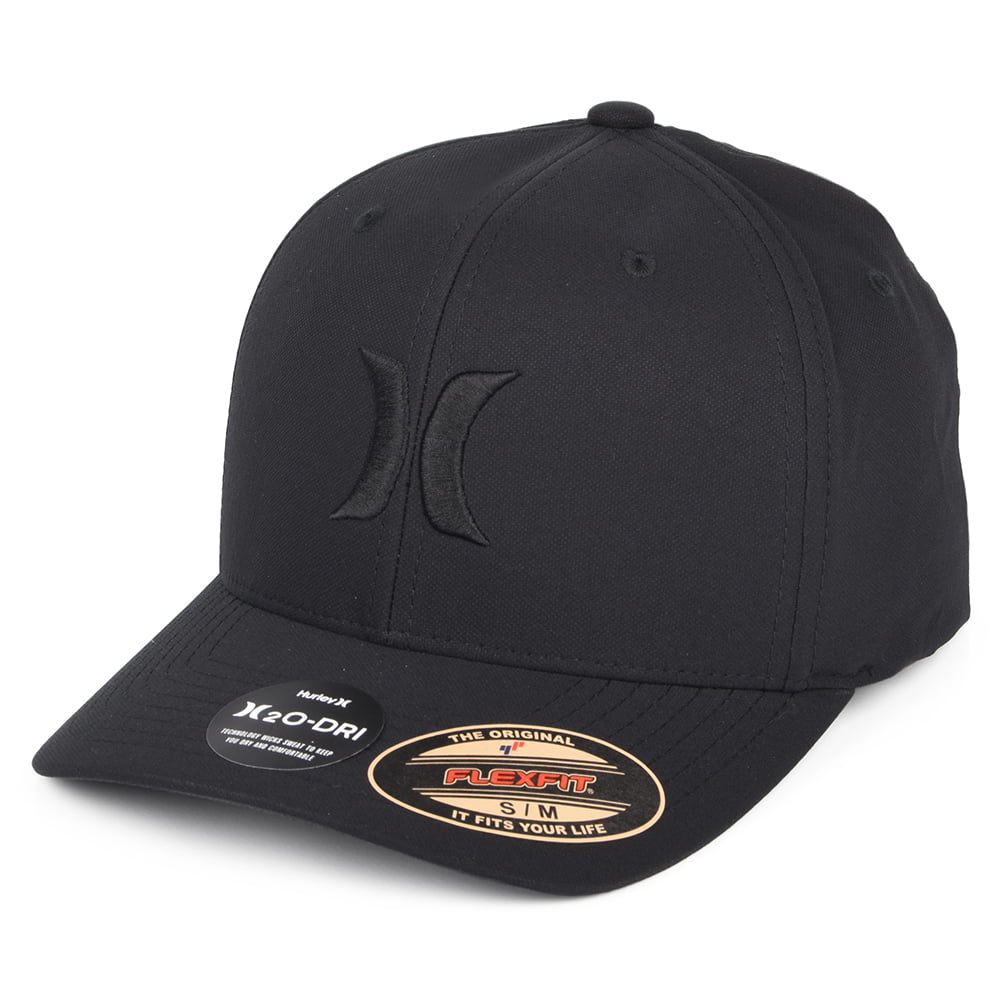 Hurley Hats H2O-Dri One & Only Flexfit Baseball Cap - Black