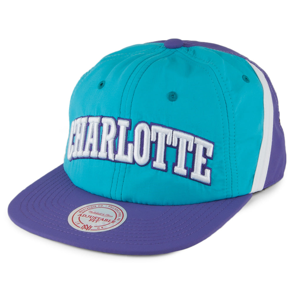 Mitchell & Ness Charlotte Hornets Snapback Cap - Anorak - Teal-Purple