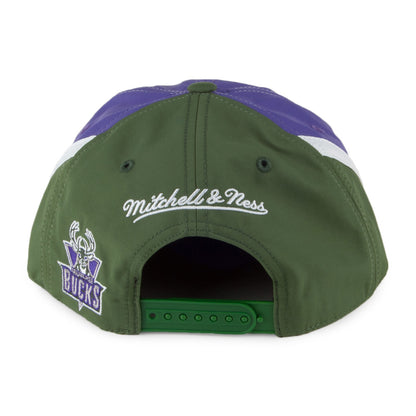 Mitchell & Ness Milwaukee Bucks Snapback Cap - Anorak - Purple-Green