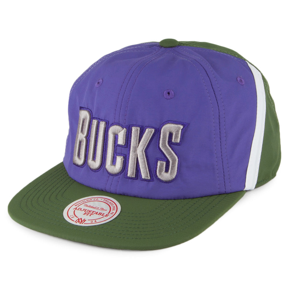 Mitchell & Ness Milwaukee Bucks Snapback Cap - Anorak - Purple-Green