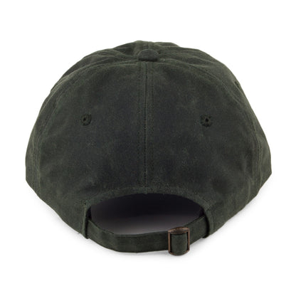 Dorfman Pacific Hats Unstructured Oilcloth Baseball Cap - Olive