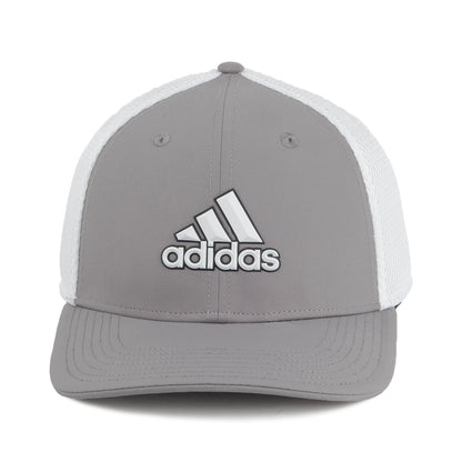 Adidas Hats A Stretch Tour Baseball Cap - Grey-White