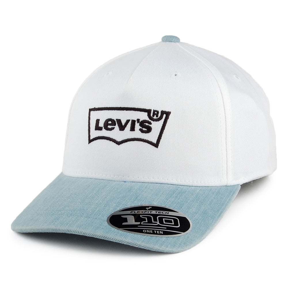 Levi's Hats Batwing Outline Flexfit Baseball Cap - Light Blue