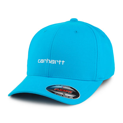 Carhartt WIP Hats Script Flexfit Baseball Cap - Dark Teal