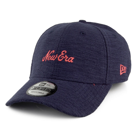 New Era 9FORTY Snapback Cap - NE Slub - Navy Blue
