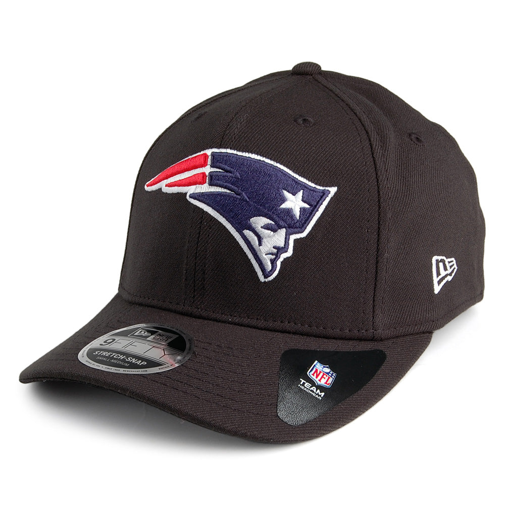 New Era 9FIFTY New England Patriots Snapback Cap - NFL Stretch Snap - Black
